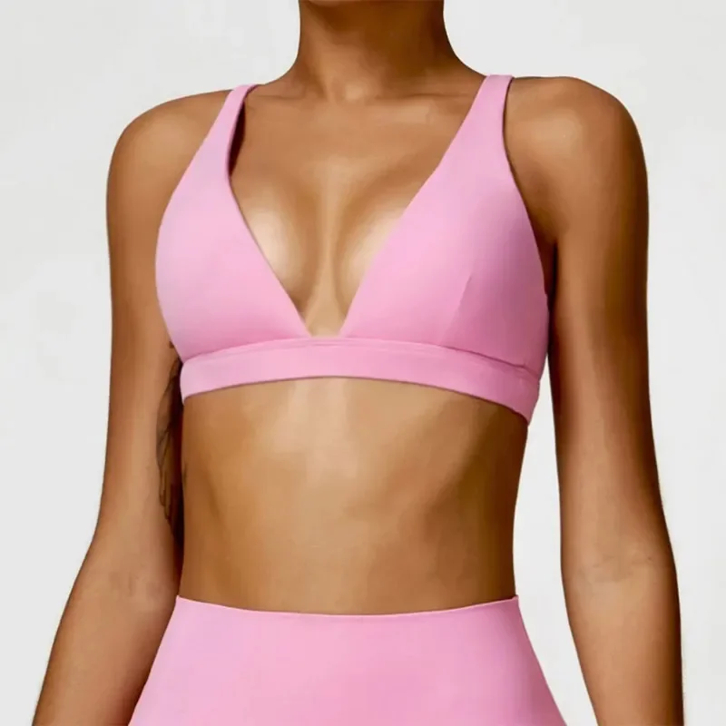 Sports Bra Shockproof Crop Ant - Seamless Underwear Women 리뷰 및 가격