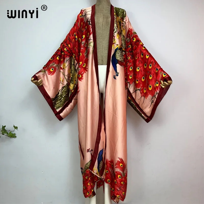 WINYI 2022 Summer Women Cardig - Robe Silk Women 리뷰 및 가격