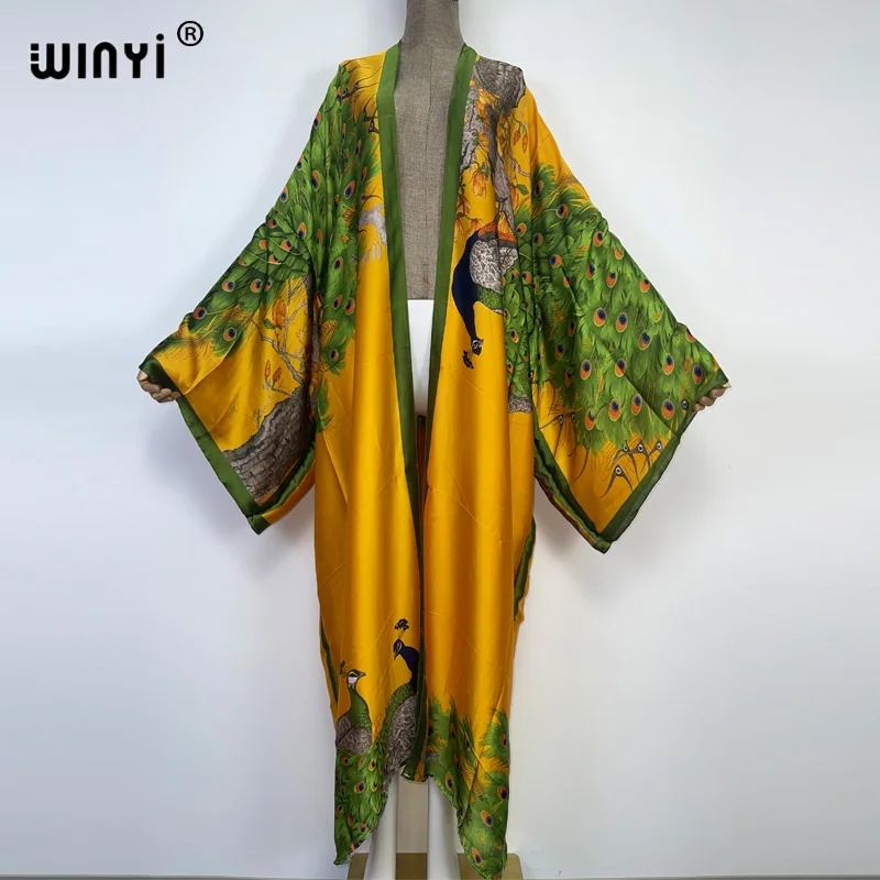 WINYI 2022 Summer Women Cardig - Robe Silk Women 리뷰 및 가격