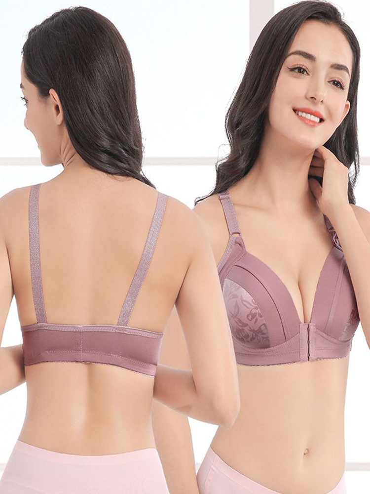 Push Up Bra Front Closure Wome - Bralette Wireless Soft 리뷰 및 가격