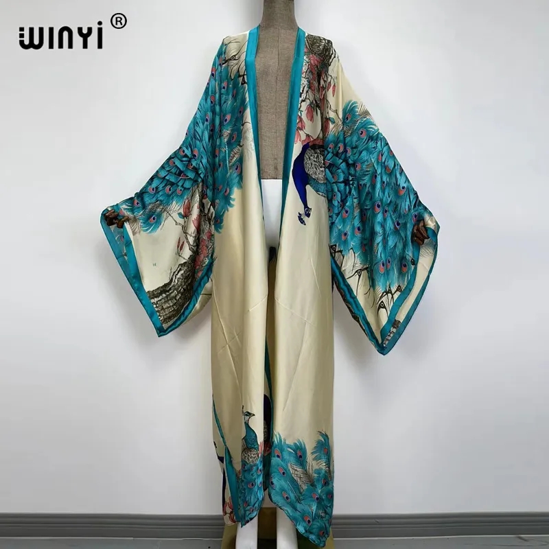 WINYI 2024 Summer Women Cardig - Robe Silk Women 리뷰 및 가격