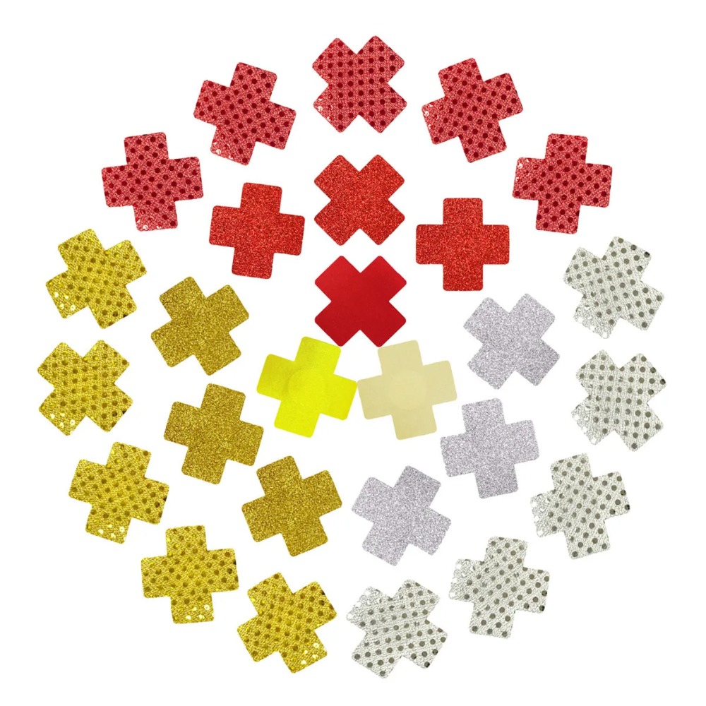 Red Cross Design Nipple Covers - Nipple Cover Pasties 리뷰 및 가격