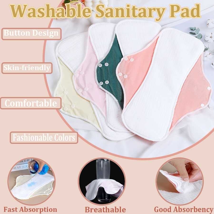 1pc Washable Sanitary Pads for - Period Panty Absorbent 리뷰 및 가격
