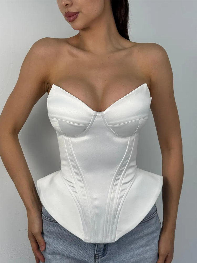 BKQU Sexy Fishbone Strapless C - Corset Waist Cinch 리뷰 및 가격
