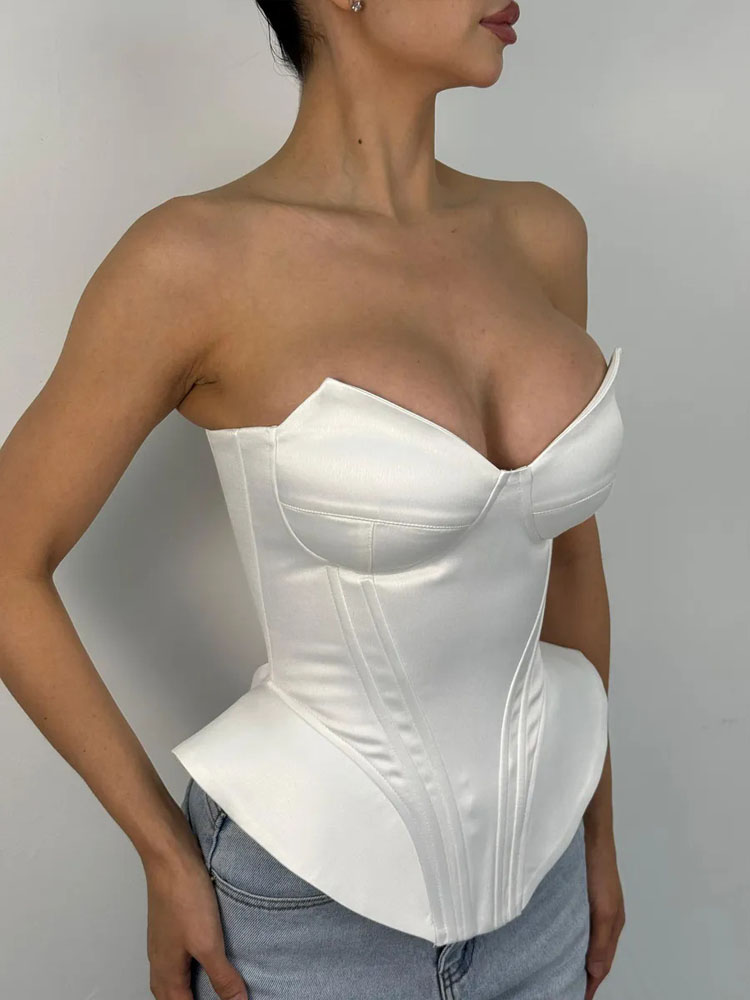 BKQU Sexy Fishbone Strapless C - Corset Waist Cinch 리뷰 및 가격