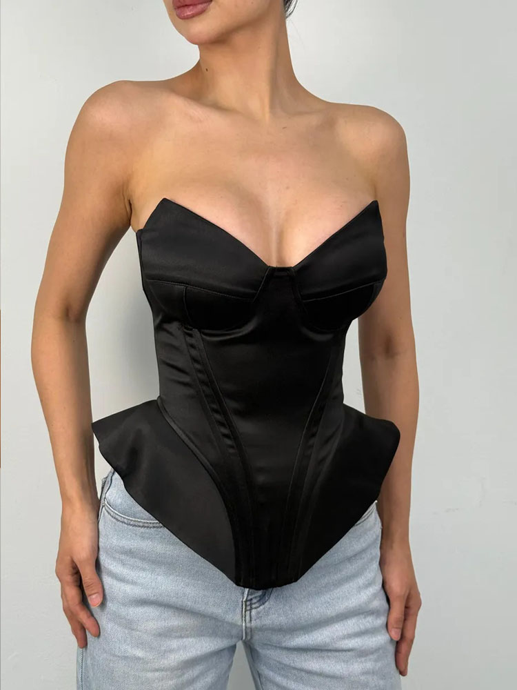 BKQU Sexy Fishbone Strapless C - Corset Waist Cinch 리뷰 및 가격