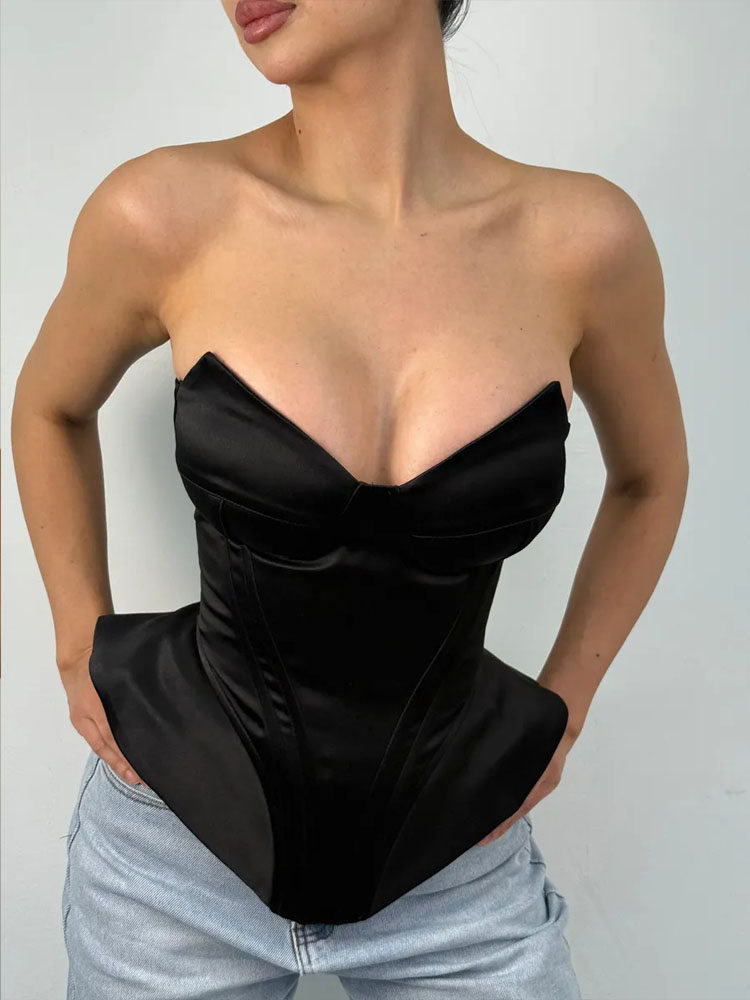 BKQU Sexy Fishbone Strapless C - Corset Waist Cinch 리뷰 및 가격