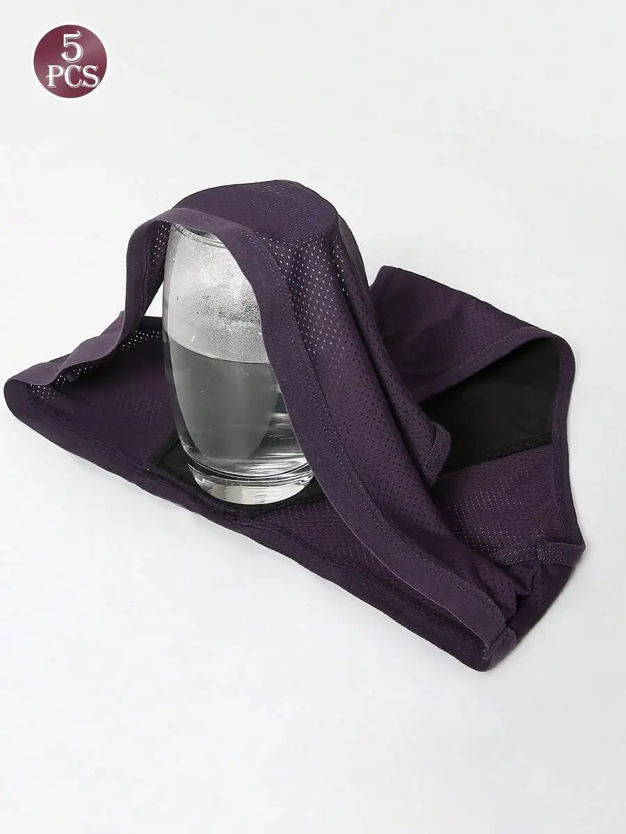 5 Pcs Women Solid Color Absorb - Period Panty Absorbent 리뷰 및 가격