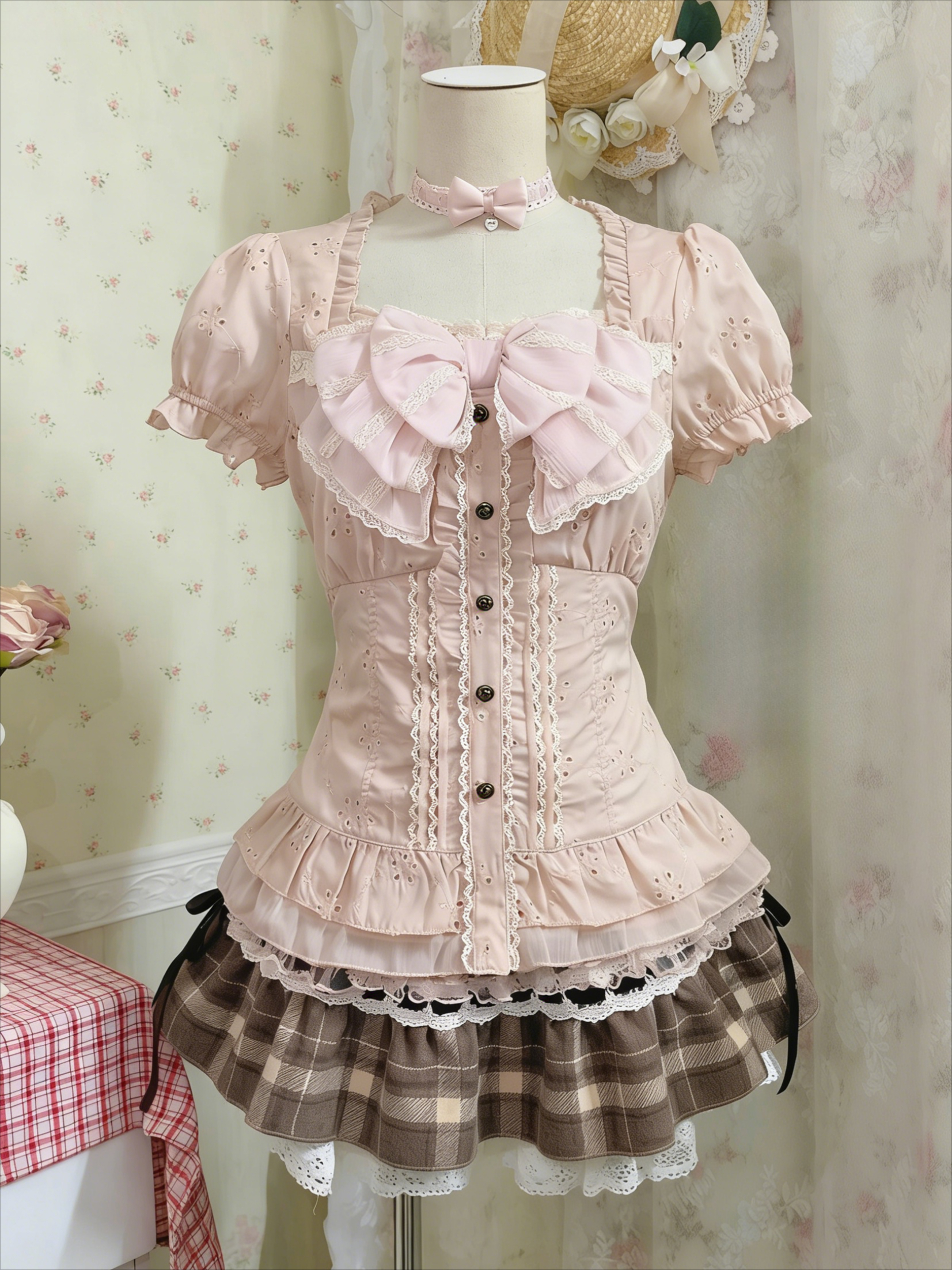 Japanese Sweet Three Piece Set - Cami Top Lace 리뷰 및 가격