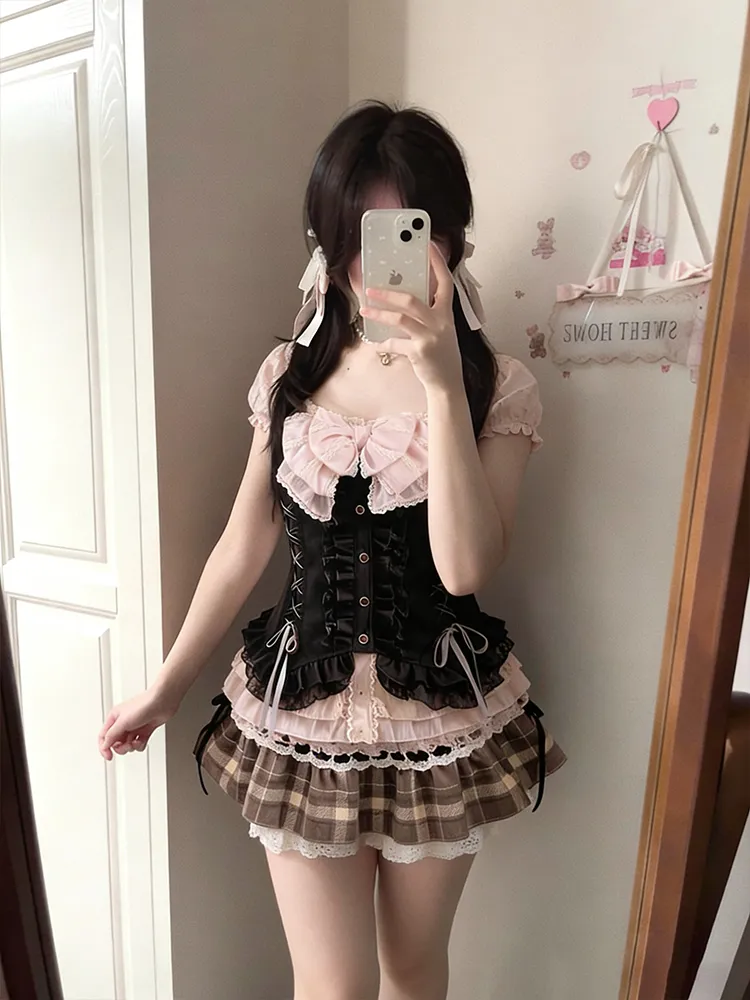 Japanese Sweet Three Piece Set - Cami Top Lace 리뷰 및 가격